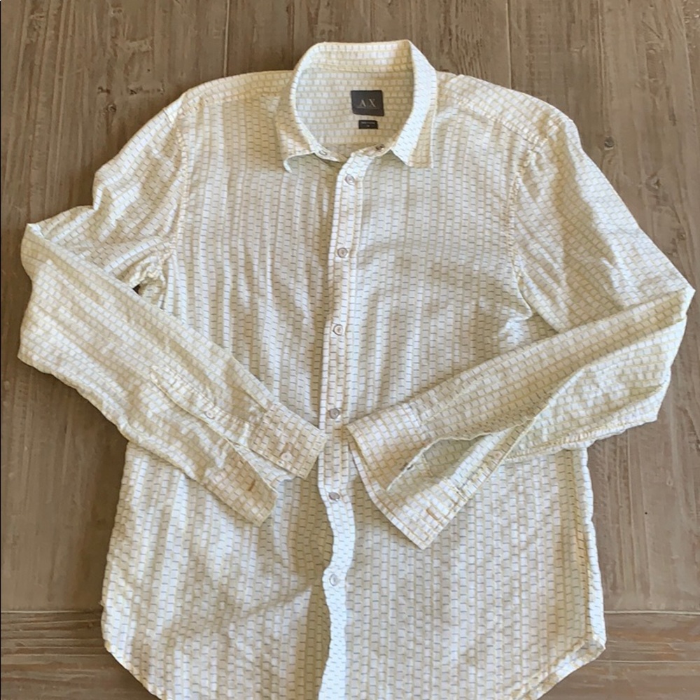 Armani Exchange Men’s casual button down shirt